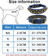 Spiked Dog Collar, Mushrooms Rivet Studded Adjustable Pu Leather Pet Collars for Cats Puppy Dogs (XS, Brown1)...