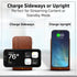 Natural Wood Wireless Charging Stand Charger for Apple iPhone, Samsung Galaxy, Google Nexus, Google Pixel, LG, Motorola Huawei, Android, Qi...