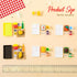38 Pcs Miniature Food Toy Miniature Doll House Accessories Miniature Play Sets Small Doll Food Dollhouse Food, Hamburger Fries Soda Milk Juice Fas...