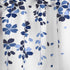 Lush Decor Weeping Flowers Navy and Blue Valance Curtain for Windows, 18" x 52", Navy & Blue...