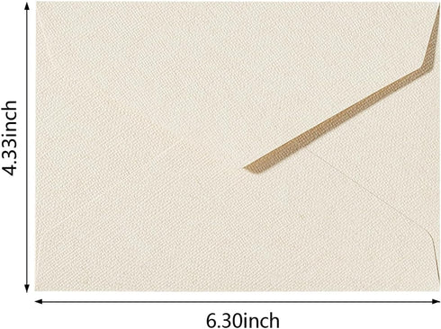 20 Pcs White Envelopes 4 x 6,A6 Envelopes, Card Envelopes, White Paper Envelopes, Invitation Envelopes, Postcard Envelopes(Ivory White)...