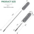 SetSail Extra-Long Dusters with Extension Pole 100-inch for Cleaning, Bendable Microfiber Head Washable Ceiling Fan Duster for High Ceilings, Furn...