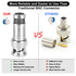 BNC Compression Connector,RG59 Crimper Video Plug Extension Coaxial Siamese Cable Connectors Coax Crimper Adapter 20PCS 75 Ohm Coupler with Copper...