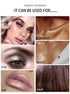 3 Color Glitter Powder Highlighter Makeup,Body Brightens the Natural Three-Dimensional Face Blusher Patting Glitter Powder Highlighter Makeup (01#...
