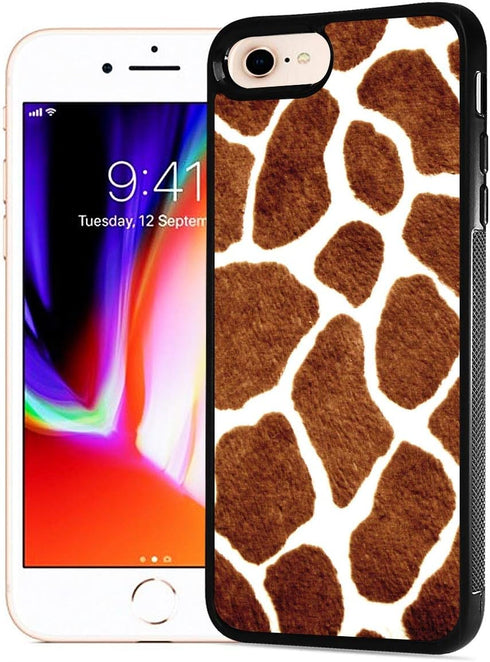 for iPhone 8 Plus, iPhone 7 Plus, Art Design Soft Back Case Phone Cover, HOT12232 Giraffe Pattern...