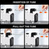 Push to Connect Fittings 1/4 Inch Tube OD x 3/8 Inch NPT Thread Male Elbow and Straight Pneumatic Tube Fittings Quick Connect Fittings Air Fitting...