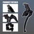 Left Right 7/8" 22mm Clutch Brake Handle Levers Perch Compatible with Honda XR80 XR100 CRF70 CRF80 CRF100 Pit Dirt Motor Bike Motocross...
