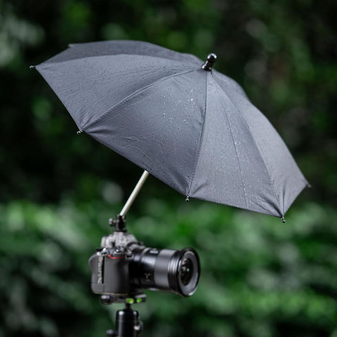VILTROX Updated 50cm Hot Shoe Umbrella, DSLR Mirrorless Camera Protect Umbrella Rain Cover Protector Sunshade, Protects Camera from Rain, Bird Dro...