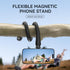 Magnetic Flexible Phone Mount Clamp Tripod Stand Stick Pole for Phones, Stroller Treadmill Tube Bike Motorcycle Phone Holder Attach Stand Accessor...