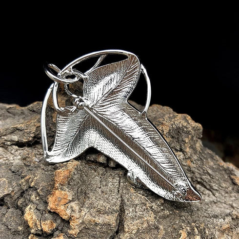 Bahamut Elegant Elven Green Tree Leaf Enamel Pins Brooch for Women Men Suit Pendant Necklace,Cloak Clasp Brooches Cosplay Jewelry...