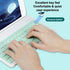 Bluetooth Keyboard and Mouse Combo Ultra-Slim Portable Rechargeable Compact Wireless Mouse Keyboard Set for Pad/iPad Pro/iPad Mini/iPad Air Mac OS...