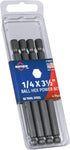 Mayhew Tools 19522-4 USA SAE Ball Hex Power Bit, 1/4 x 3.5", 4-Pack...