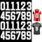 WILLBOND 24 Pcs Iron on Numbers, Jersey Heat Transfer Numbers 0 to 9 for Team Uniform Sports T-Shirt Football Basketball Baseball (8 Inch)...