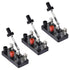 uxcell Single Pole Switch Physics Laboratory Equipment Single Pole Double Throw (SPDT) Switch Black 3 Pcs...