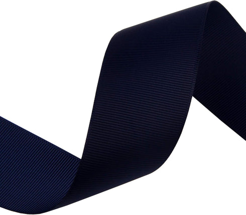 VATIN 1-1/2" Solid Navy Blue Grosgrain Ribbon Spool -50 Yards, Great for Sewing, Gift Wrapping, Hair Bows, Flower Arranging, Home Decorating...