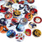 Chenkou Craft 100pcs Mix Halloween Wood Buttons Wizard Pumpkin Lantern Ghost Spider Skull Castle Sewing Craft 2 Holes (3/4"(20mm), Multi-color)...