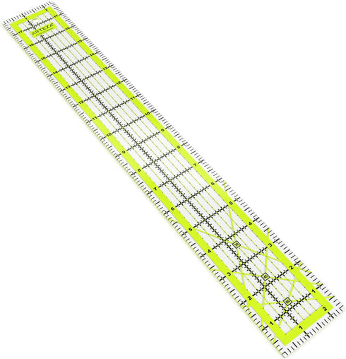 ARTEZA Quilting Ruler, Laser Cut Acrylic, Double Colored Grid Lines, 2.5"x18"...