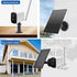 Solar Panel for Rechargeable Battery Outdoor Camera,Waterproof Solar Panel with 9.8ft USB Cable, Continuously Power for Outdoor Security Camera,5V...