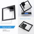 Hand Towel Holder for Bathroom Wall Mount Matte Black Square Hand Towel Rings for Bathroom Hardware Accessories Kitchen Toilet SUS 304 Stainless S...