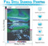 Yunnuo Landscape Diamond Painting Kits for Adults, 5D DIY Diamond Art Kits Scenery, Aurora Diamonds Dots, Northern Lights Paint Gem Art Kit for Ho...