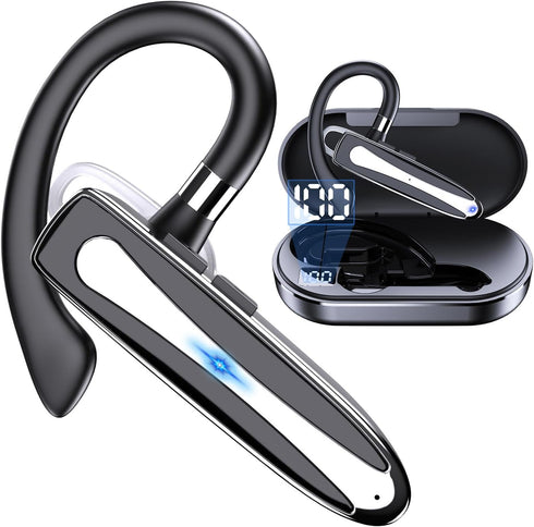 Kamon K530 Wireless Earpiece for Cellphone, Bluetooth 5.1 Headset Wireless Headphone with Charging Case, Mic for Office Driving, Hands-Free Earpho...