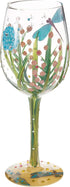 Lolita Dragonfly Summer Artisan Painted Wine Glass Gift, 440 ml...