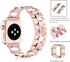 OULUCCI Bands Compatible Apple Watch Bands 41mm 40mm 38mm Women Iwatch Rose Gold Series 9 8 7 6 5 4 3 2 1, D-Shape apple watch bands for women...