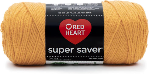 RED HEART Super Saver Yarn, Gold...