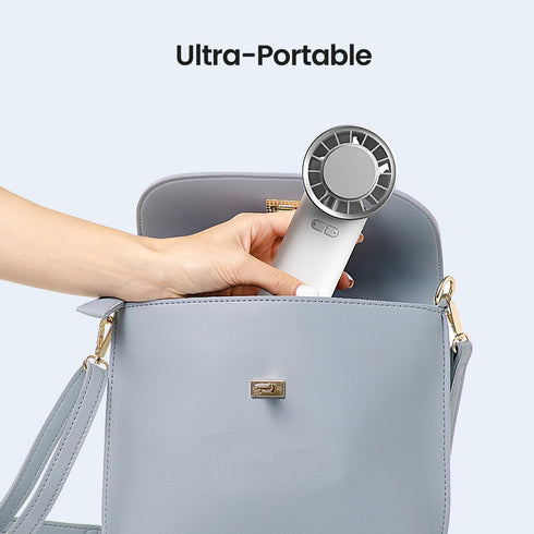 Portable Mini Handheld Fan with Active Cooling Technology, Small Hand Fan for Travel, Instant Ice-Compress Face Fan, Personal Lash Fan for Make Up...