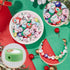 1 Box 300Pcs Christmas Polymer Clay Beads Holiday Clay Beads Winter Theme Santa Socks Tree Snowman Green Tone Spacer Bead for Jewelry Making Suppl...