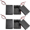 4PCS 4.5V Battery Holder with Switch, 3 AA Battery Holder with Switch and Cover, Battery Holder Case with Wire Leads and ON/Off Switch...
