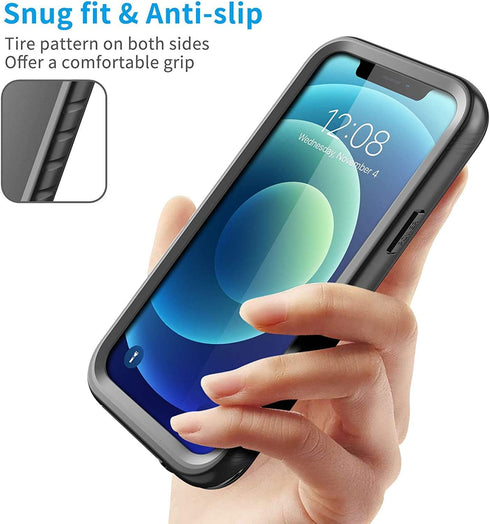 SPORTLINK for iPhone 12 Pro Max Waterproof Case - Full Body Shockproof Dustproof Phone Screen Protector Rugged Cases for iPhone 12 Pro Max 6.7 Inc...