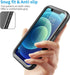 SPORTLINK for iPhone 12 Pro Max Waterproof Case - Full Body Shockproof Dustproof Phone Screen Protector Rugged Cases for iPhone 12 Pro Max 6.7 Inc...