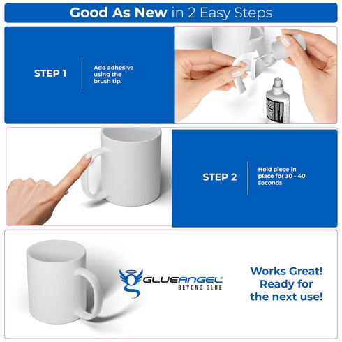 Super Glue with Brush 8g - Brush On Super Glue, CA Glue, Quick Dry Cyanoacrylate Adhesive Instant Glue for Plastic, Metal, Leather, Porcelain, Woo...