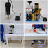 Foot Switch Normally Off Press and Hold to ON 6.6FT UL Cable & Plug, Dead Man Pedal Momentary 15A 250VAC US 3-Prong Piggyback for Lichtenberg Mach...