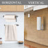 Paper Towel Holders,Paper Towels Rolls,Paper Bulk- Self-Adhesive Under Cabinet Wall Mount Countertop,Both Available in Adhesive and Screws,for Kit...