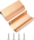 10PCS Mount Finger Edge Pull Handles Gold Aluminum Hidden Concealed Tab Pulls for Home Kitchen Door Drawer Cabinet Knobs Wardrobe, 80mm/3.2"...