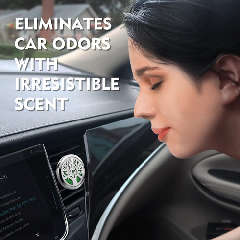 Car Air Freshener Diffuser Vent Clips Essential Oils Scents Aromatherapy Perfume Fragrance Long Lasting Automotive Odor Eliminator Decoration Acce...