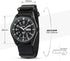 Infantry Men's Wrist Watch, Field Military Watches for Men Analog, Black Tactical Outdoor Sport Work Wristwatch, Waterproof Date Day 12/24 Hour wi...