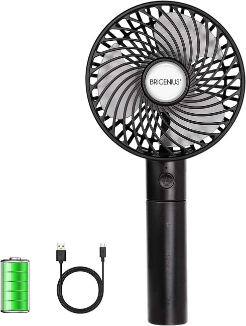 Mini Handheld Fan, Small Personal Portable Fan with USB Rechargeable Battery Operated Desk Electric Fan for Travel Office Room Household Kids Girl...