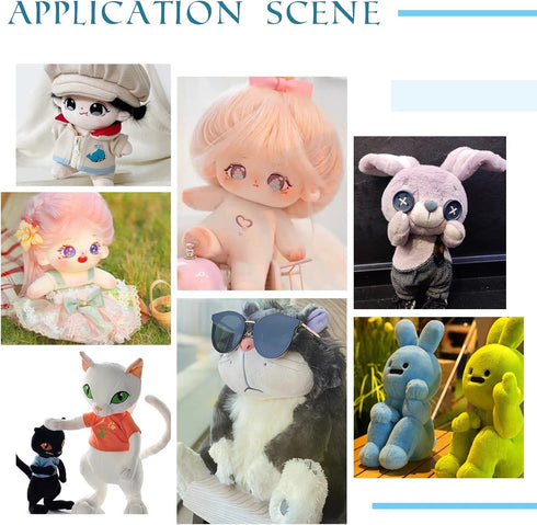 PH PandaHall 6pcs Body Joint Skeleton 3 Sizes Figure Movable Skeleton Plastic Joint Jeton Ball Socket Teddy Bear Connectors Soft Making Limbs and ...