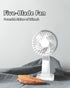 Portable Handheld Fan, Portable Fan Rechargeable, Quiet Personal Fan for Travel Using, White, Blue...