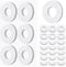 Nuanchu 36 Pcs Callus Cushions Callus Pads for Bottom of Foot Round Corn Cushions Pads for Feet Soft Adhesive Felt Corn Pads for Ball and Side of ...
