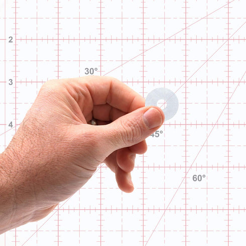 Sure Grips by Ultima – Non-Slip Ruler Grip Rings with 3M Adhesive Backing – Designed for Quilting & Patchworking – Works on Any Ruler – 30 Rings, ...
