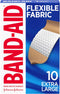 Band-Aid Brand Adhesive Bandages Flexible Fabric, Extra Large, 10 Count (Pack of 2)...