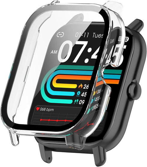 6Pack Screen Protector Compatible with Nerunsa P66D 1.85” Smartwatch Covers Scratched Resistant Screen Protectors Intended for Nerunsa P66D...
