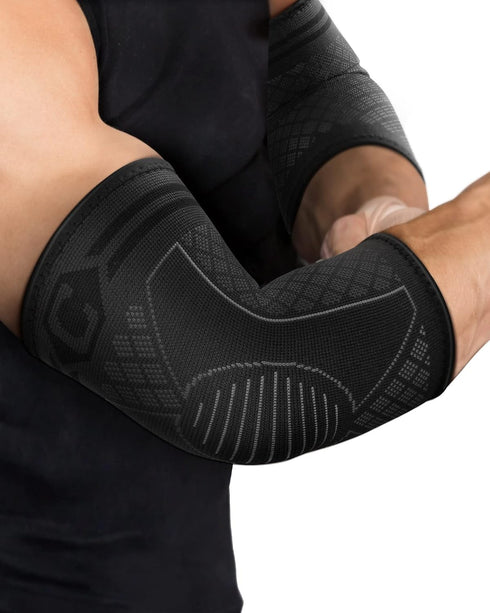 CAMBIVO 2 Pack Elbow Brace for Tendonitis, Tennis Elbow Compression Support Sleeve for Golfers Elbow Pain Relief, Arthritis, Bursitis, Workout, We...