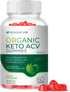Organic Keto ACV Gummies - Sugar-Free Gluten-Free Apple Cider Vinegar Supplement for Women Men - B12 Vegan & Non-GMO (1200mg)...