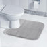 Yimobra Memory Foam Toilet Bath Mat U-Shaped, Commode Contour Rug, Soft and Comfortable, Super Water Absorption, Non-Slip, Thick, Machine Wash and...