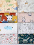 Precut Fabrics for Quilting no Repeat Design Printed Forest Animals Cotton Fabric for Patchwork Squares Bundles for Craft DIY /8pcs 20" x 20"...